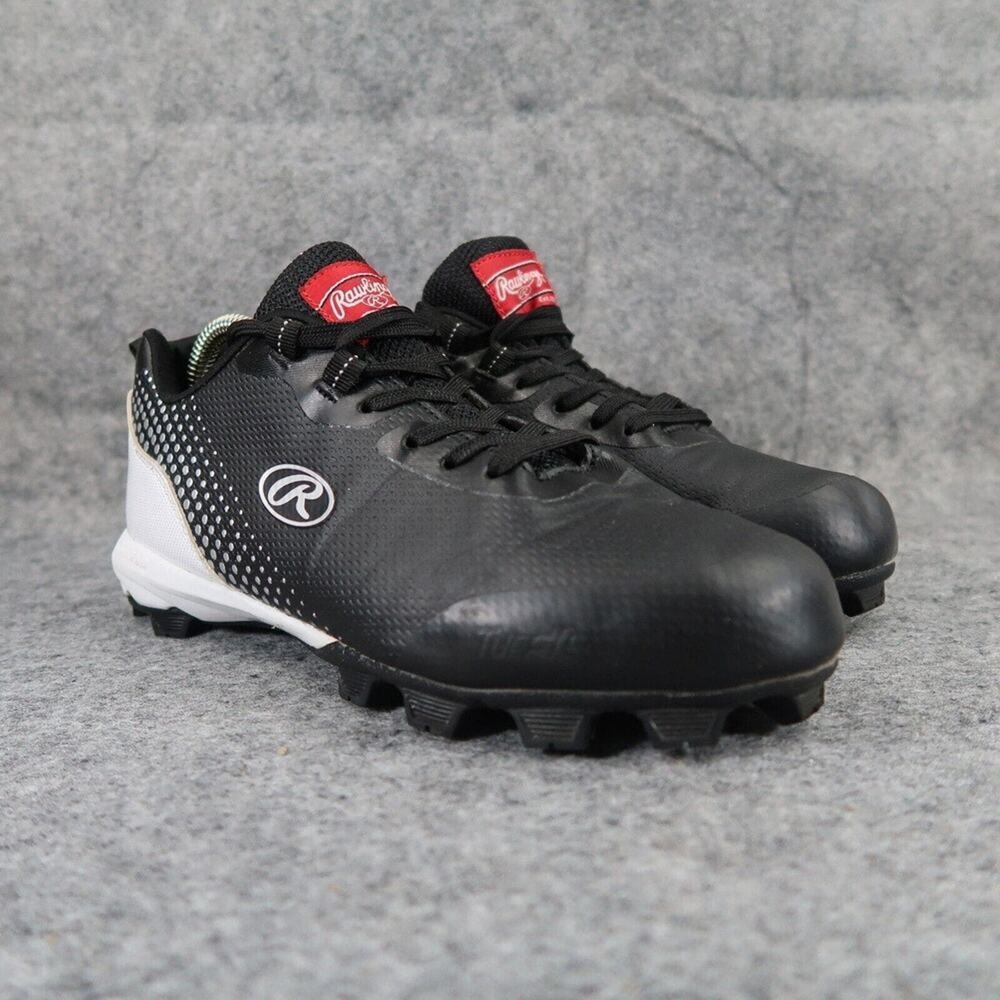 Rawlings Shoes Kids 6 Cleats Baseball Division Low Sports Athletic Breathable